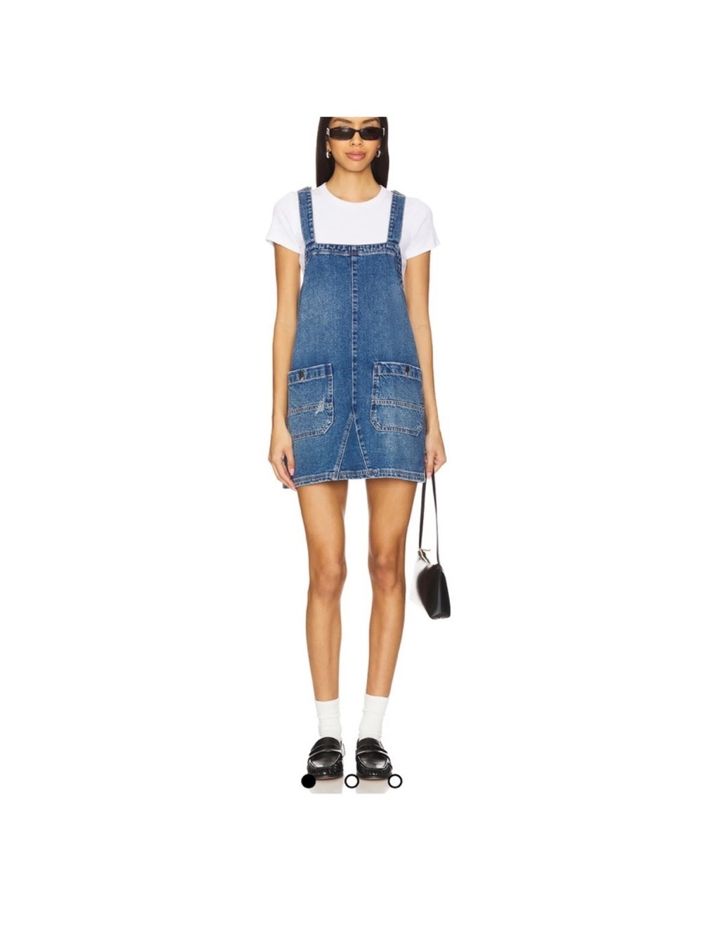 Free People Overall Smock Mini Shortalls size S